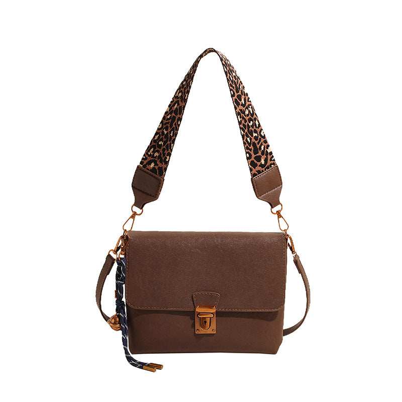 Classyretro small bag for women 2024new arrivalfashioneasiest for match wide shoulder strap one shoulder armpit bag crossbody small square bag