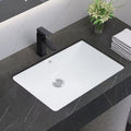 Hotel style ceramic undercounter wash basin small size square round balcony wash basin bathroom basin single basin