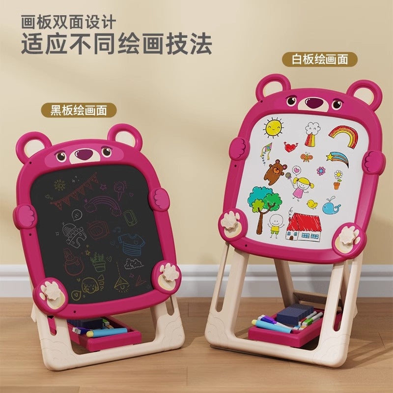 Children's drawing board for home infant writing board baby doodle double-sided handwriting board erasable blackboard drawing toy