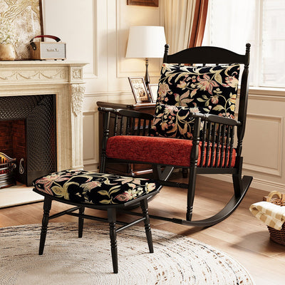 Single living room sofa chair designer small apartment american light luxury rocking chair frameless sofa lazy casual rocking chair