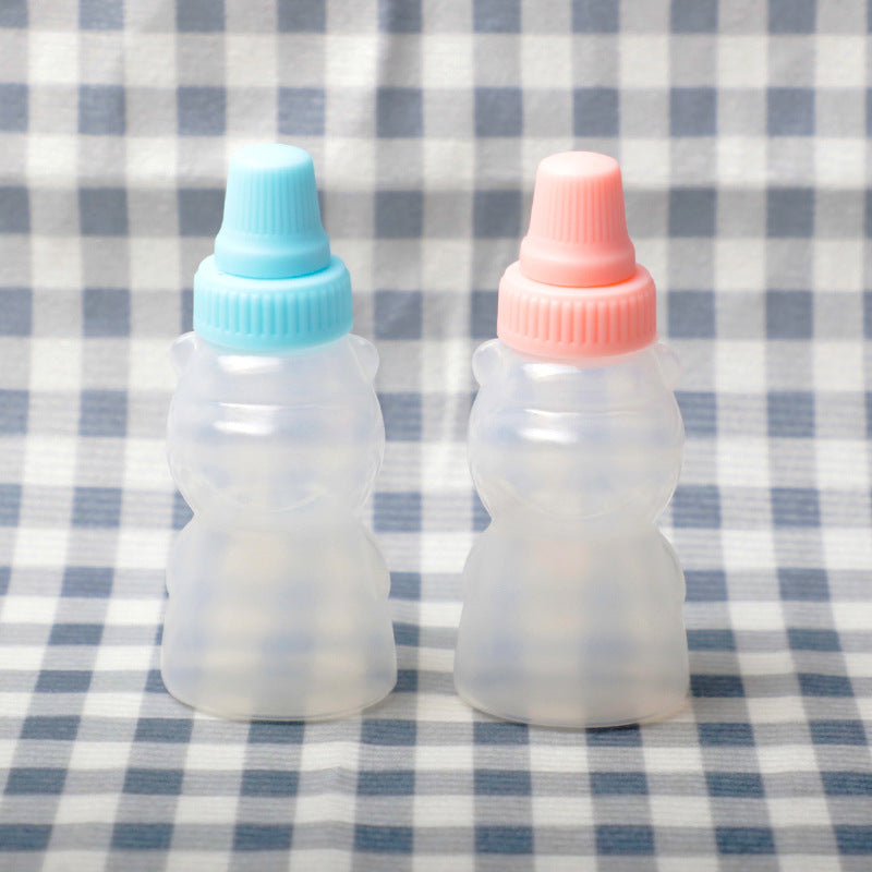 Mini sauce bottle plastic squeeze sauce bottle japanese style squeeze condiment bottle food grade portable soy sauce bottle cross-border