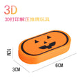Kids puzzle 3d printing magnetic suction decompression handy gadget push card finger gyro boy handle piece casual unique toy