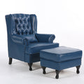 Tiger chair sofa chair single leather american retro european style living room bar cafe teahouse internet cafe solid wood