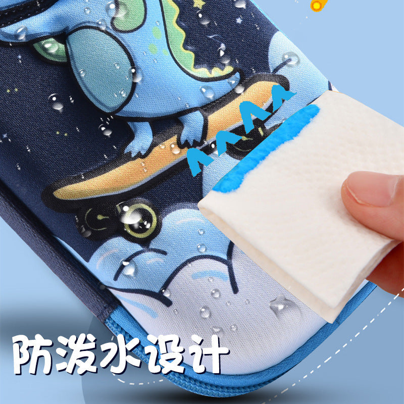 New 3D three-dimensional multi-functional stationery box, children's day gift for primary school students, cartoon large-capacity pencil case creativity