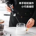 Electric milk frother, hand mixer, coffee frother, home milk foamer, cream whipper, handheld mini whisk