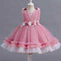 New arrival: children's formal dress - tulle cake skirt princess dress for girls, perfect for flower girls and first birthday celebrations