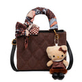 2025 fall/winter new women's handbag - vintage argyle design, light luxury, high-end, stylish commuter shoulder bag