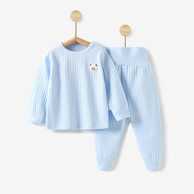 Kids' 100% cotton underwear set - baby thermal underwear, base layer, pajamas for boys and girls, ages 0-3 years