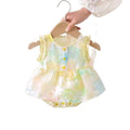 Fashionable thin vest princess khaki baby bag butt summer full moon baby clothes one-piece summer clothes crawling clothes
