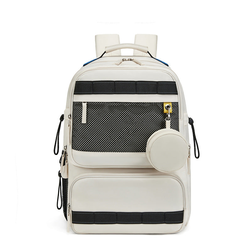 Backpack Women's Large Capacity Travel Backpack Fashion Trend Casual Light Korean Edition School Bag 15.6 Computer Bag Men's Bag