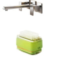 Creative soap dish, punch-free wall-mounted bathroom drain with cover, soap rack without water accumulation, handmade soap storage box