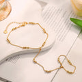 Accessible luxuryniche styleclassy plain chain clavicle chain necklace accessories 2023new arrivalsense of design broken silver necklace for women