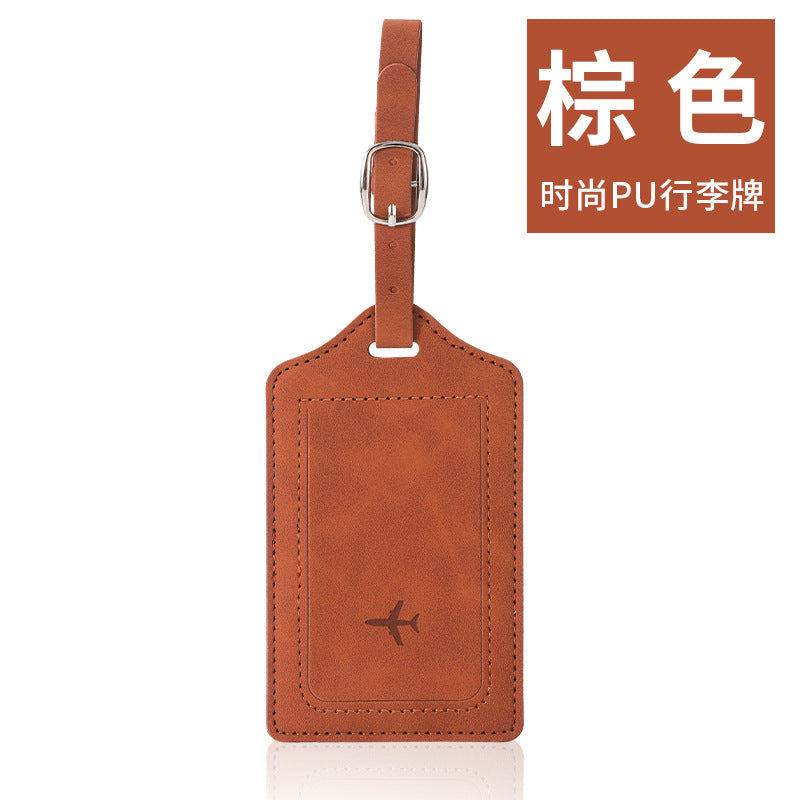 Spot card package  wholesale  RFID anti-magnetic travel PU passport clip luggage tag set passport storage