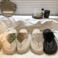 Women's sandals and slippers are super popular in 2026. new arrival summer beautiful outwearfashionsense of designthick soleeasiest for matchskirt slippers
