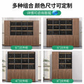 Saint li boss's office accessible luxury file cabinet with light storage cabinet storage cabinet manager room background cabinet