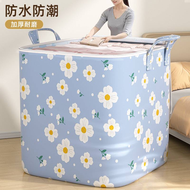 Quilt storage bag, quilt packing and finishing, household large-capacity waterproof and moisture-proof clothes, clothing moving and packing artifact