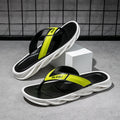 Step on shit touching flip-flops mensummeroutwearclassy non-slip outdoor indoor thick sole beach flip-flops