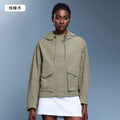 Light outdoor waterproofabrasion resistant hooded outwearcasuallooseeasiest for match windproof short windbreaker jacket for women autumn d25126