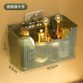 Bathroom mirror cabinet storage box wall-mounted storage rack punch-free bathroom sink toilet wall storage cabinet tube