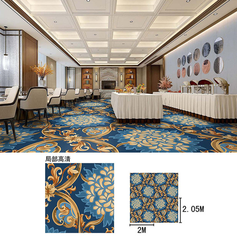 Vip meeting room reception area carpet, thickened nylon fire-retardant large area full coverage hotel stage conference hall carpet