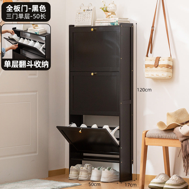 Simple shoe rack household door multi-layer with door dust-proof entry shoe rack shoe cabinet high vertical integrated storage rack