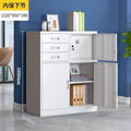Office filing cabinet, metal cabinet, low cabinet, financial information file cabinet, floor-standing lockable storage cabinet, computer desk side cabinet