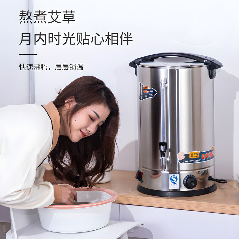 304 stainless steel electric hot water bucket commercial water bucket stall special for home hot water bucket confinement bucket large capacity