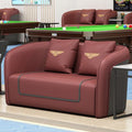 Billiard room rest area viewing chair, table tennis hall special viewing sofa, classy billiard club casual viewing sofa