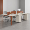 Saint li staff table and chair combination desk employee slot four-person slot furniture 4 card slots 2 casual modern office