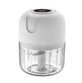 Electric garlic press - mini wireless garlic chopper, garlic masher, garlic mincer - multifunctional kitchen gadget for home use