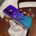Suitable for iphone16promax gradient glass magnetic mate70 mobile phone case apple 15 lens film all-inclusive