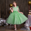 european and american custom-made children's dresses: new high-end floral dresses for little girls, perfect for flower girls, weddings, piano performances, and european & american styles