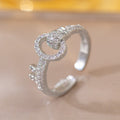 J17 silver-key ring