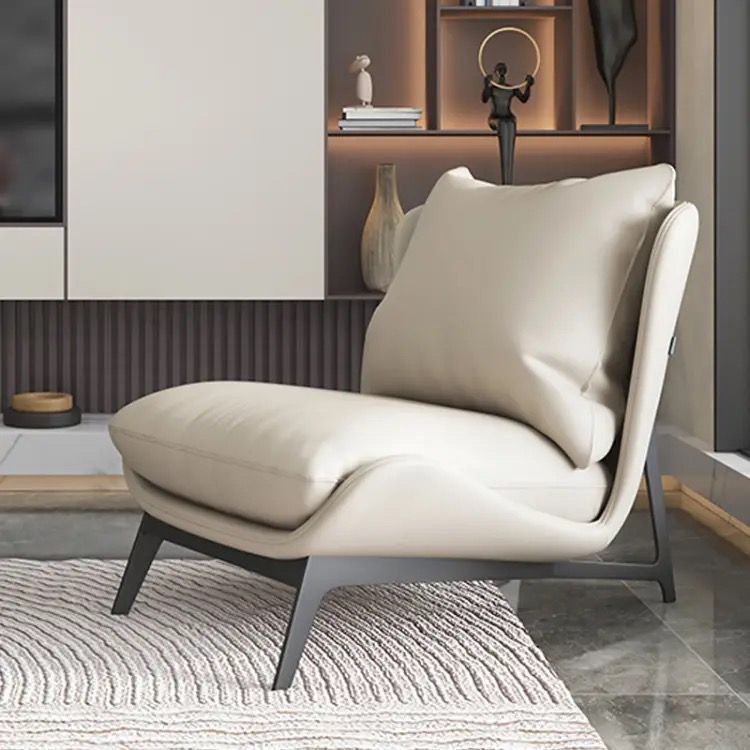 Scandinavian single sofa casualclassy balcony casual sofa chair can sit and lie down bedroom living room lazy sofa chair