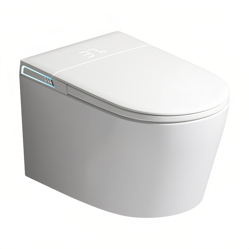 Wall-mounted smart toilet, fully automatic, wall-hung, integrated siphon, no water pressure limit, small apartment toilet