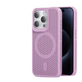 Suitable for apple 17promax mobile phone case iphone15pro breathable cooling magnetic case 11 honeycomb cooling