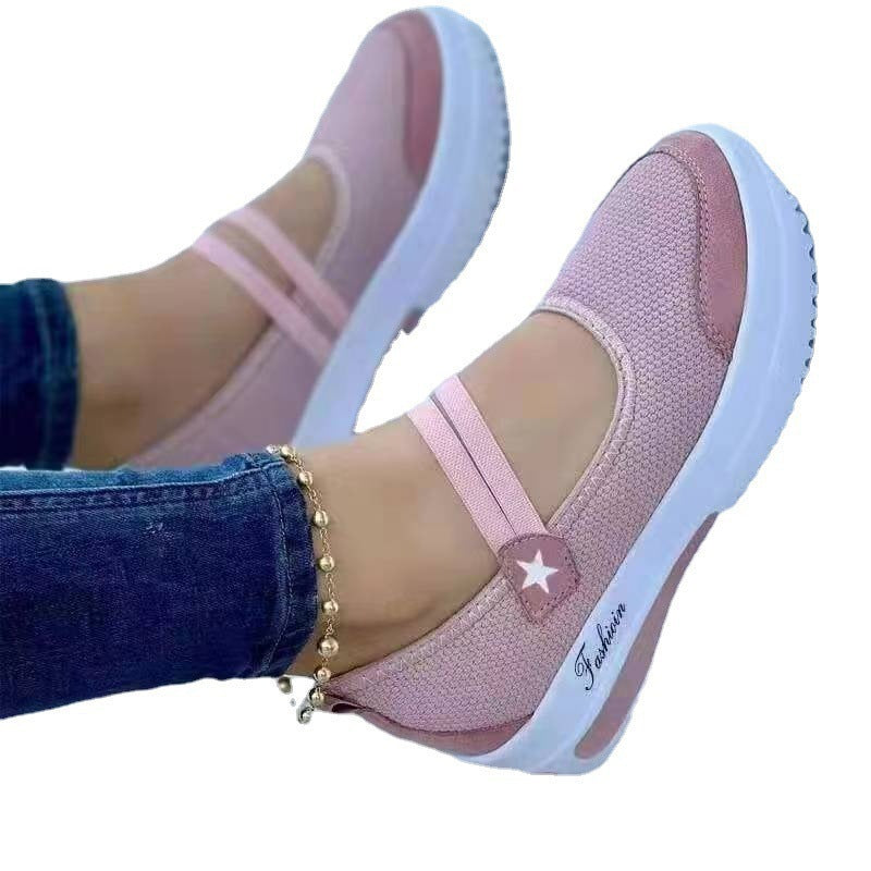 High-quality  summer new arrival: plus-size european and american style low-top flat round-toe casual shoes