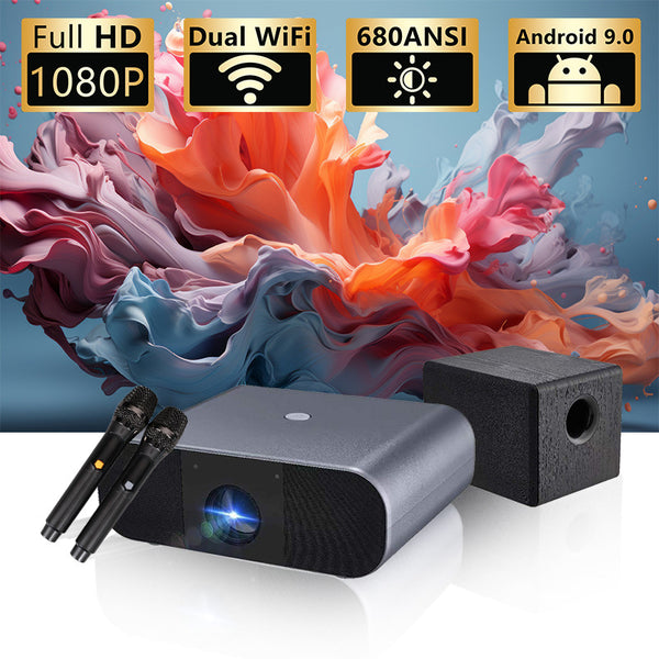 Shusen ZY8 projector 4K ultra-clear set of home office automatic screen family bedroom hotel 1080p quantity excellent