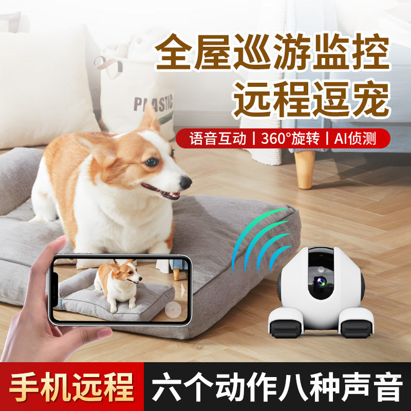 Applicable plug-in-free pet camera Home mobile phone pet mobile surveillance camera Pet monitoring