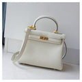 First-layer cowhide pebbled togo kelly leather bag satchel bag classy work clothing women's bag shoulder crossbody bag