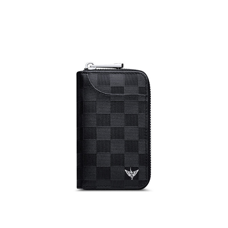 Paul key bag men's genuine leather 2023 new fashion waist multi-function car key bag storage card bag tide