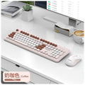 Viper km200 wired keyboard and mouse combo - mechanical feel, color matching, usb, for office, pc, and laptop