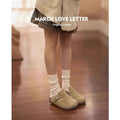 2025 new berkenstock women's outdoor korean style half-slipper thick-soled birkenstock slip-on lazy closed-toe slippers wholesale