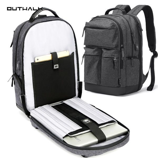 Wholesale Business Casual Men's Backpack Anti-splashing Trend Multifunctional USB Computer Backpack Large Capacity Travel Bag