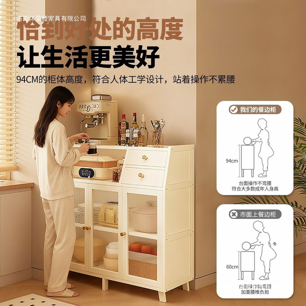 Entrance hall cabinet for home sideboard living room wall-mounted tea cabinet side cabinet multi-functional kitchenware storage rack