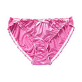 Export cross-border best selling women's plus size underwear plus size fat mm low waist sexyplaid hip-covering women's briefs