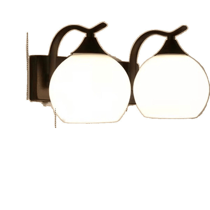 Wall lamp bedroom bedside lamp new simple modern living room background wall lamp light luxury creative staircase aisle balcony lamp