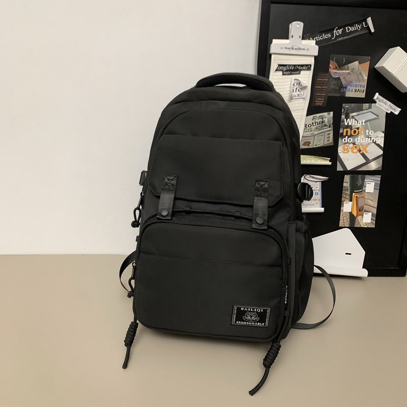 New backpack for college and high school students - large capacity, wear-resistant, dirt-resistant, outdoor backpack - wholesale, minimalist style