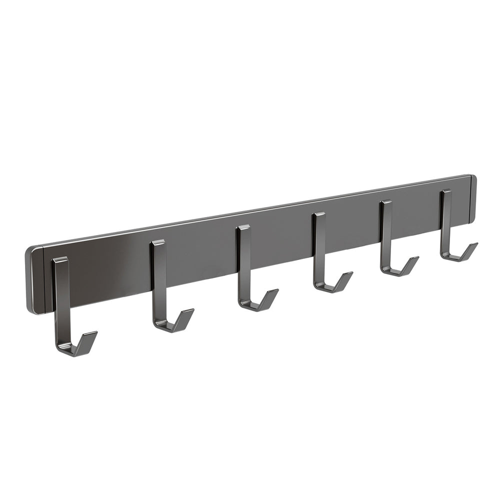 Seamless adhesive wall-mounted clothes hanger, over-the-door hook, heavy-duty, drill-free, load-bearing, bathroom clothes hook