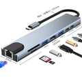 new product type c docking station usb converter same screen network card notebook eight-in-one docking station